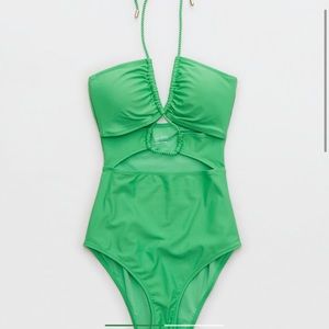Aerie green one piece
